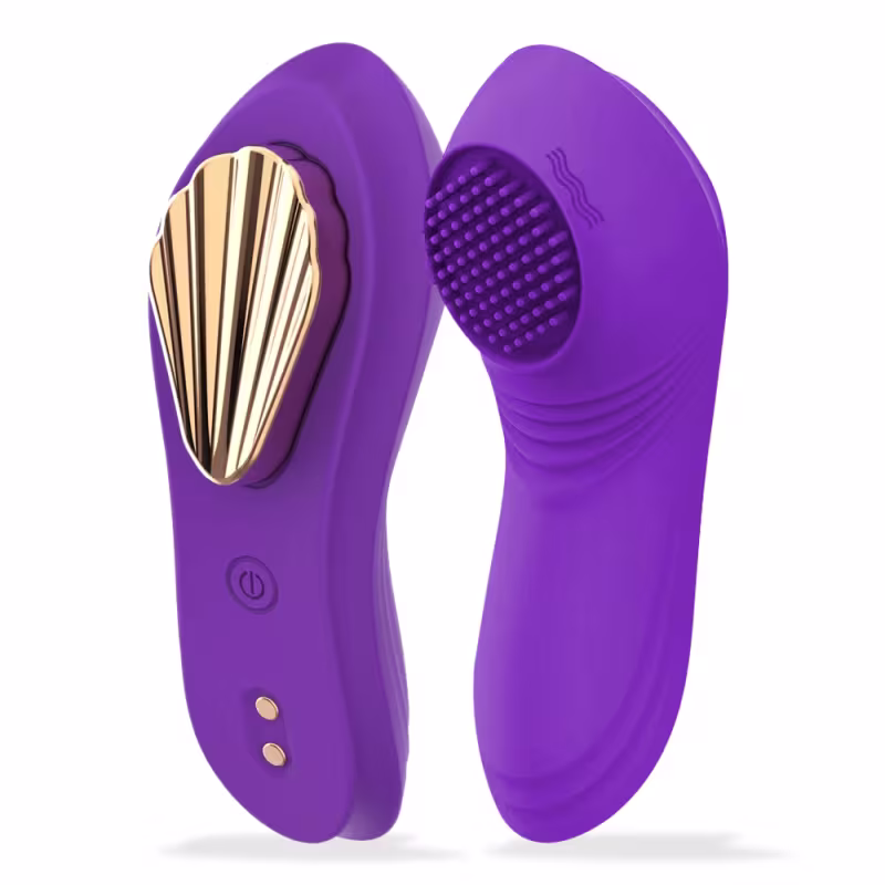 Vibrador de Calcinha com APP 9 Modos de Vibração e Relevos Estimuladores