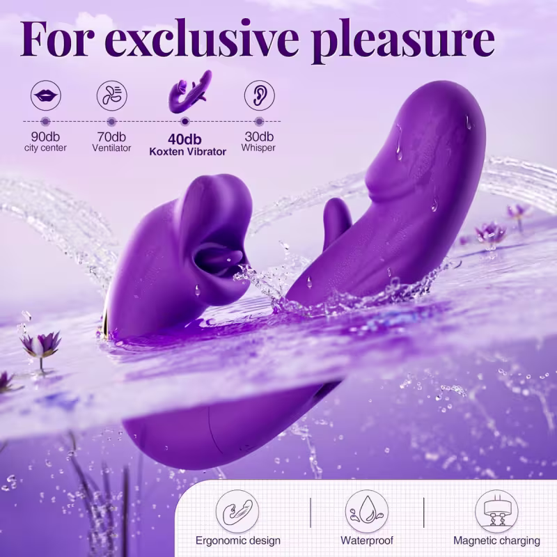 Kiss Vibrator 2 – Vibrador 3 em 1 com Estimulação Clitoriana e Ponto G