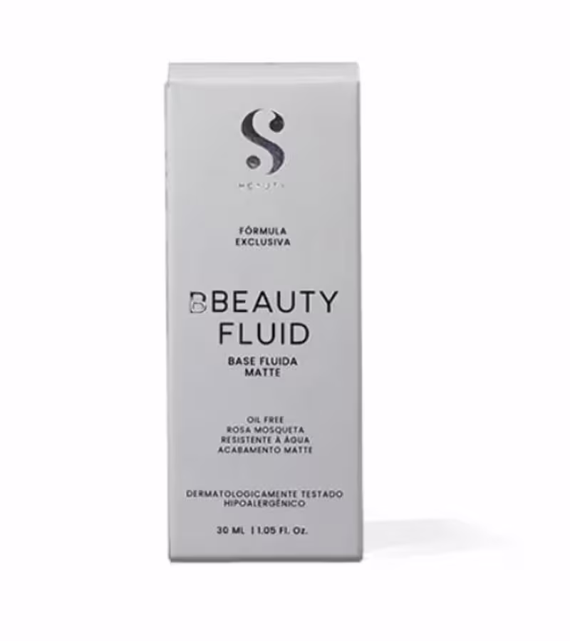 Base liquida facial Bbeauty Fluid Sbeauty Suelen matte cor 4