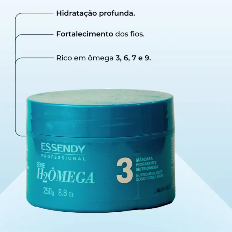 Máscara Hidratação 250G H2Ômega Essendy