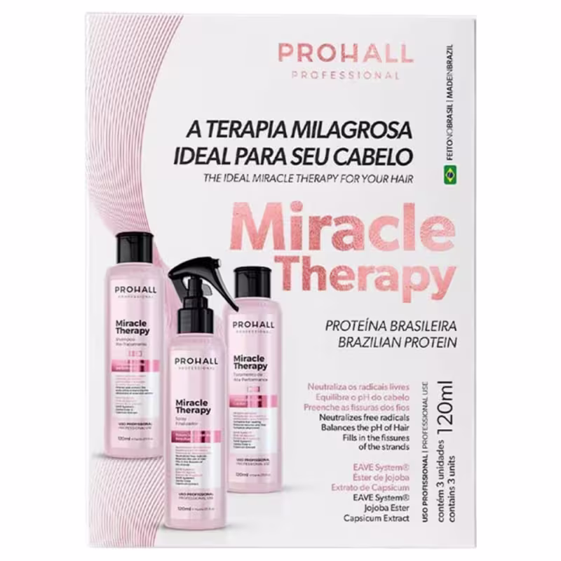 Prohall Kit Miracle Therapy 3x120ml