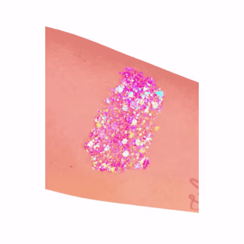 Glitter em Gel Glam Pocket Chaveiro Rosa Pink