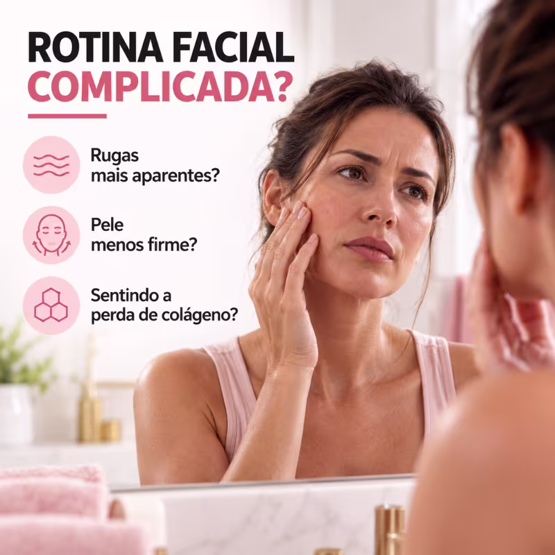 Kit Rotina Facial Rejuvenescedora Hidrabene com Sérum Gel de Limpeza Profunda e Protetor Solar FPS70