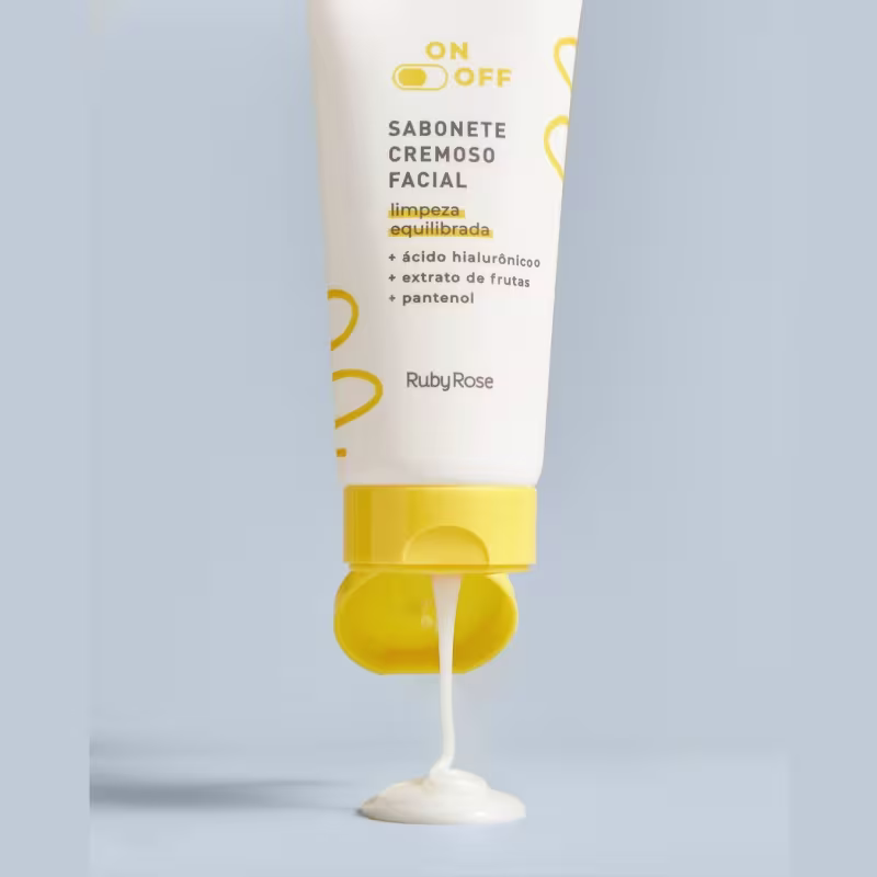Kit 2 Itens On Off Ruby Rose Skin Peeling Gel facial + Sabonete Cremoso Facial