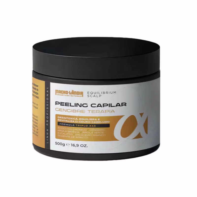 Kit Macho-Lândia Peeling Capilar Gengibre Terapia + Máscara Vital Nutri Hair