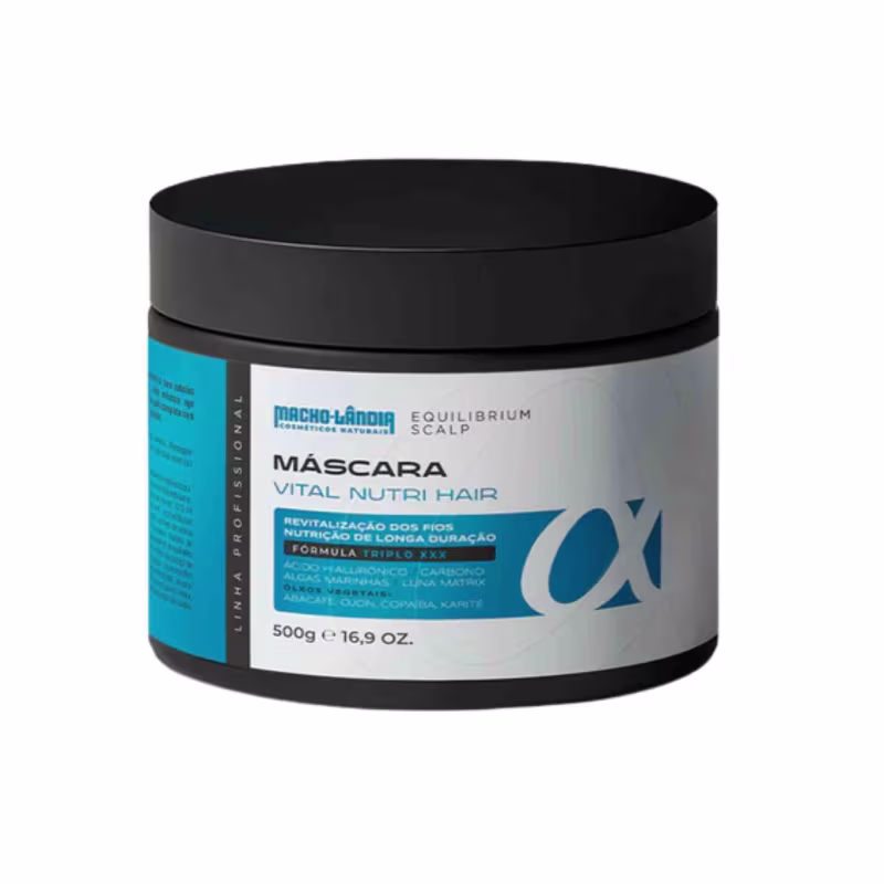 Kit Macho-Lândia Peeling Capilar Gengibre Terapia + Máscara Vital Nutri Hair