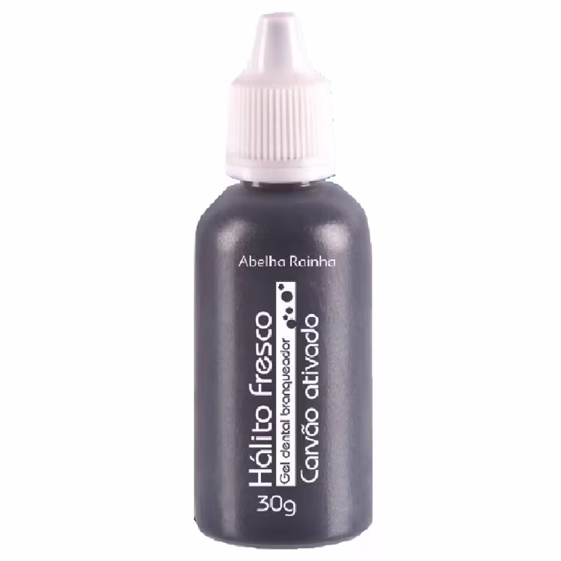 Abelha Rainha Hálito Fresco Carvão Ativado - Gel Dental Branqueador 30g