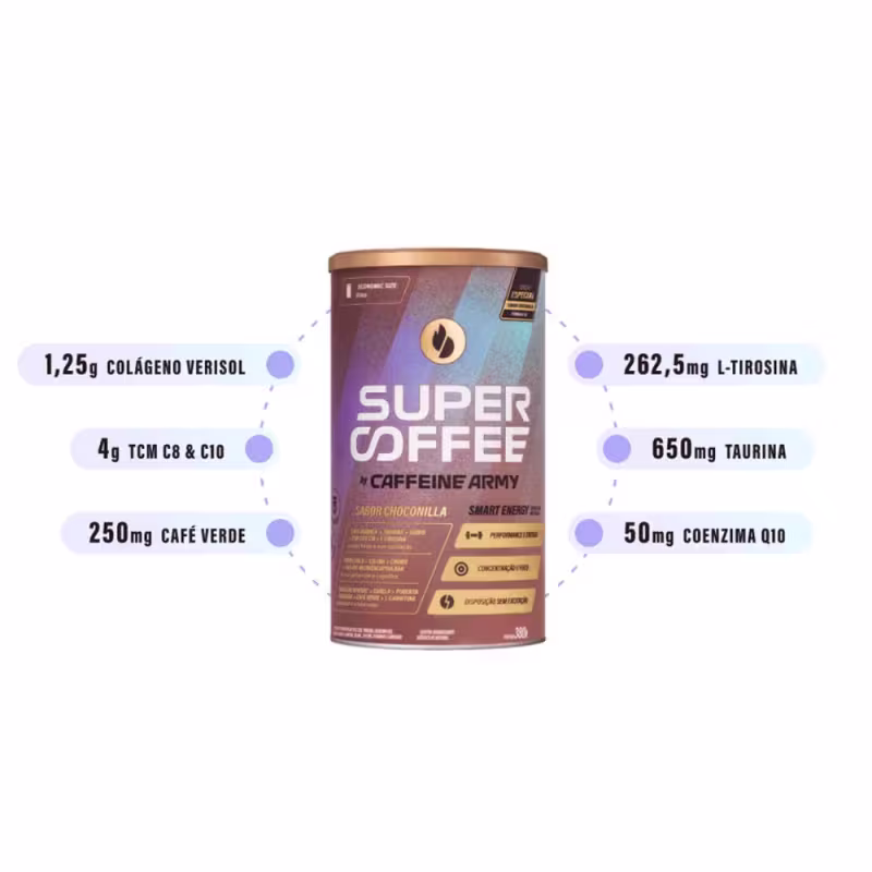 SuperCoffee 3.0 Caffeine Army Choconilla 380g