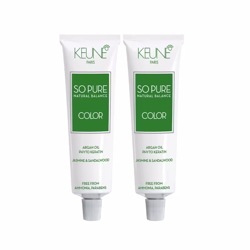 Kit Keune So Pure Color 4 Castanho Médio - Coloração Permanente (2 Unidades)