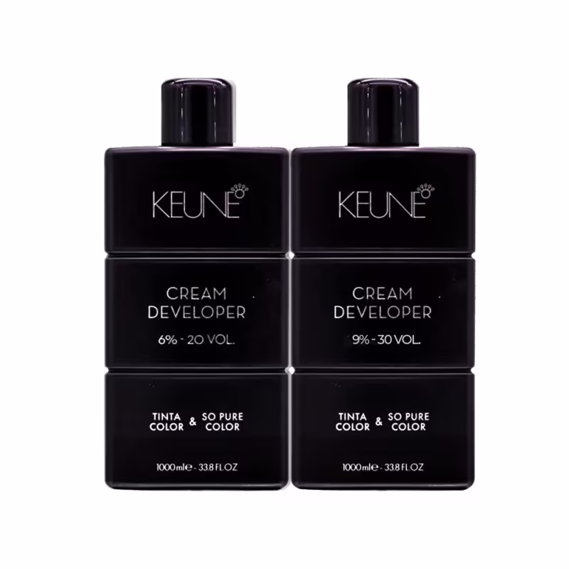 Kit Keune Cream Developer 20 e 30 Volumes Duo (2 Produtos)