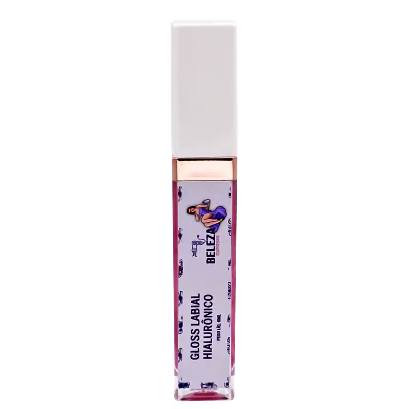 Gloss Hialurônico Save My Lips Beleza Express-Efeito "lábios de seda"