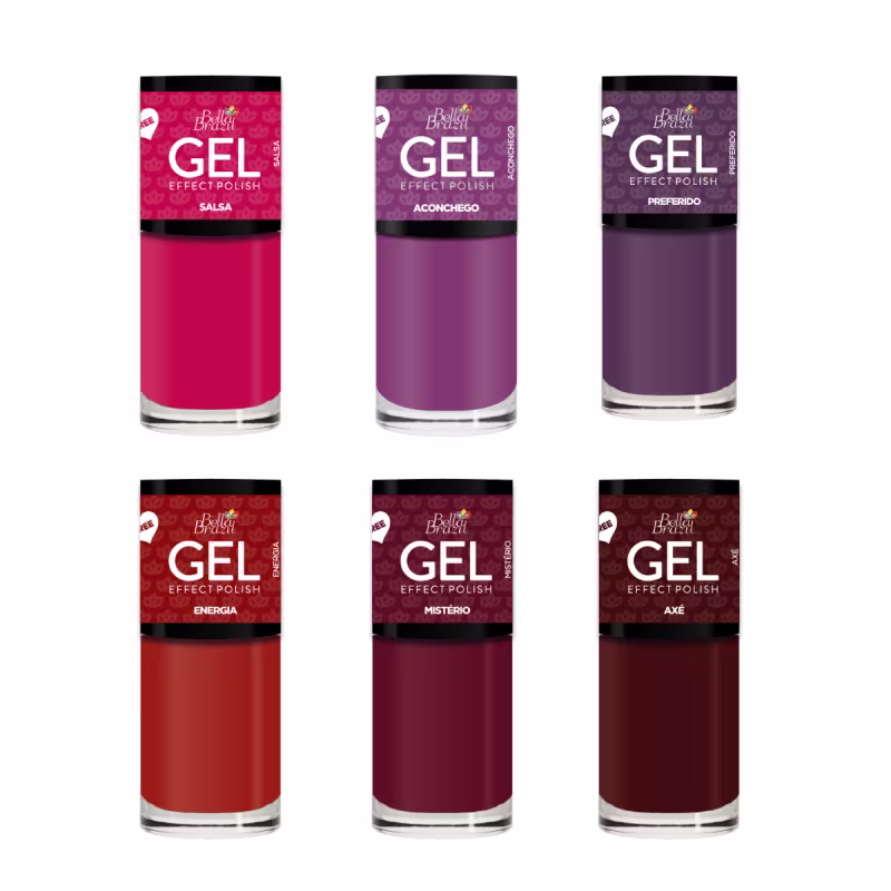 Kit Bella Brazil Efeito Gel Inverno (6 Unidades)