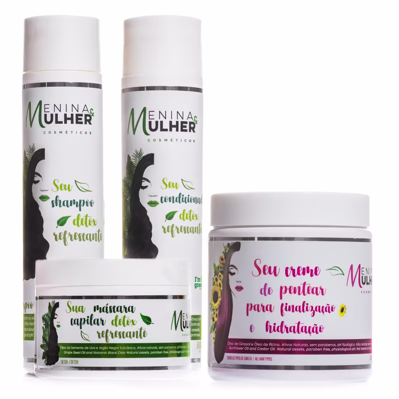 Kit Menina & Mulher Detox Squad (4 Produtos)