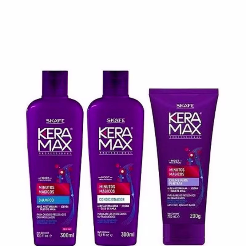 Skafe Keramax Minutos Mágicos Kit 3 Produtos