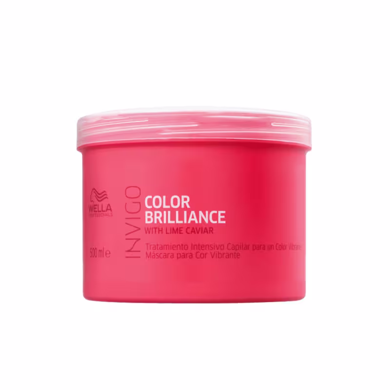 Kit Wella Professionals Invigo Color Brilliance Máscara Capilar 500ml + Espátula (2 Produtos)