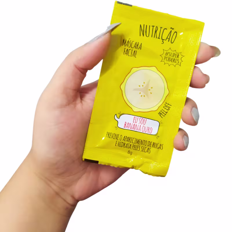 Super Poderes Eu Sou Banana Ouro - Máscara Facial 8g