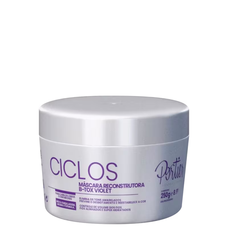 Portier Ciclos B-Tox Violet - Máscara Capilar 250g