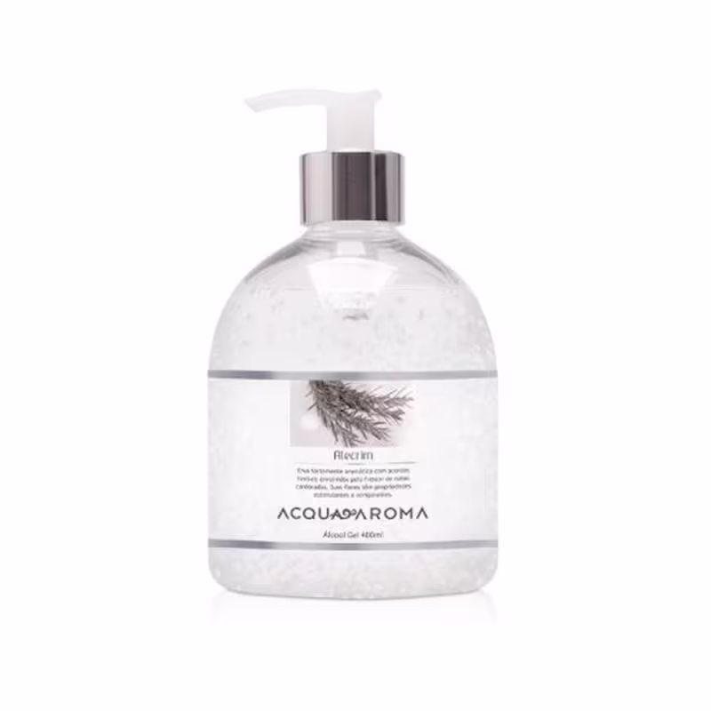 Acqua Aroma Álcool Gel Alecrim - Gel Antisséptico 480ml