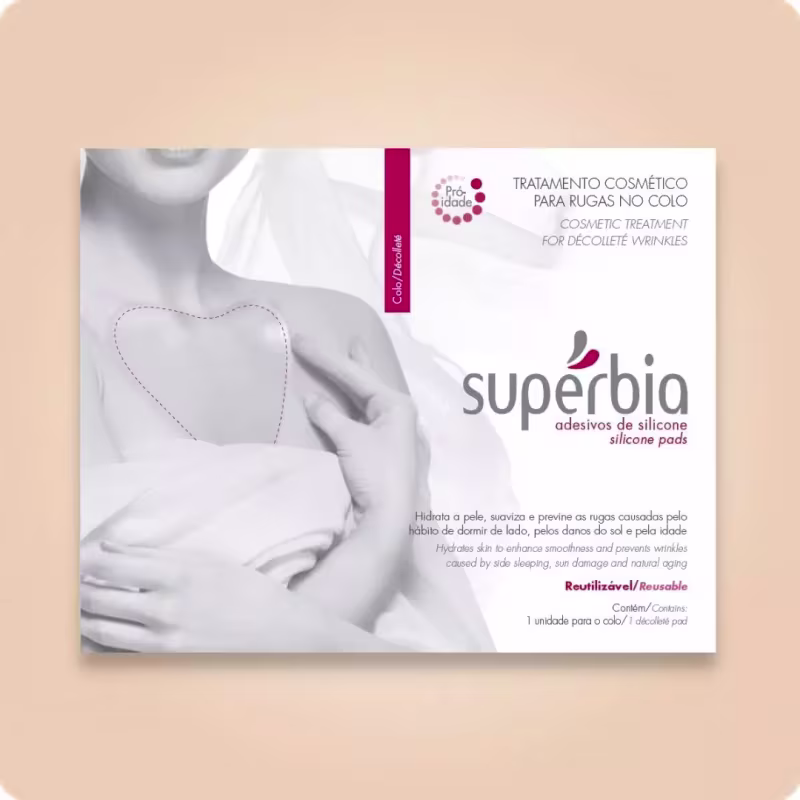 Kit Supérbia Adesivos Antissinais Colo, Glabela e Pequenas Áreas (3 Produtos)