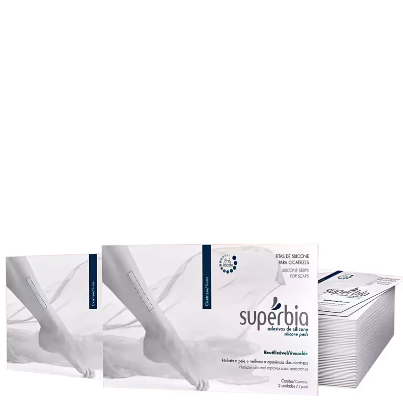 Kit Supérbia Fitas de Silicone para Cicatrizes (2 Unidades)