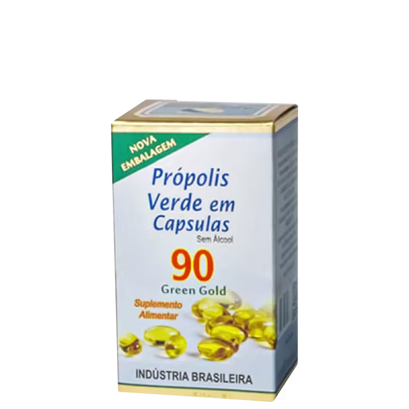 Apis-Brasil Própolis Verde Green Gold - Suplemento Alimentar (90 Cápsulas)