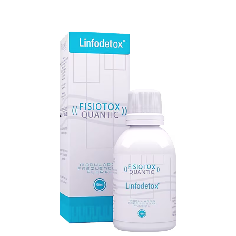 Fisioquântic Fisiotox Quantic Linfodetox - Modulador Frequencial Floral 50ml