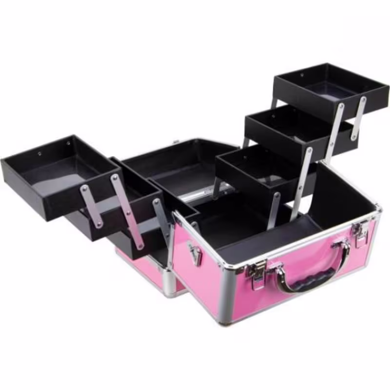 Pelegrin PEL-M1009 Rosa - Maleta de Maquiagem