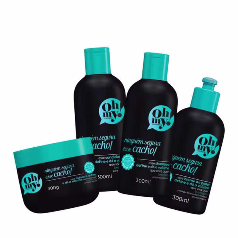 Kit Cabelo Cacheado Oh My Ninguém segura esse cacho! 300ml