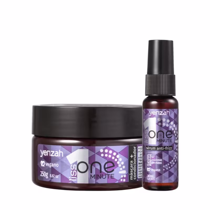 Kit Yenzah One Minute Liss Duo (2 Produtos)