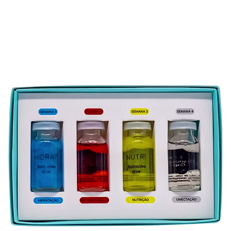 Kit Fast Escova Care S.O.S. Cronograma Capilar (4 Produto