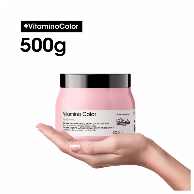 Máscara Capilar L'Oréal Professionnel Serie Expert Vitamino Color.