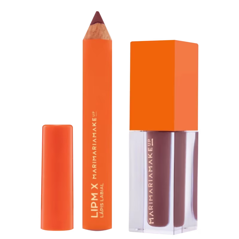 Lipmix Batom Líquido + Lápis Labial Mari Maria Makeup Lush | 2 produtos