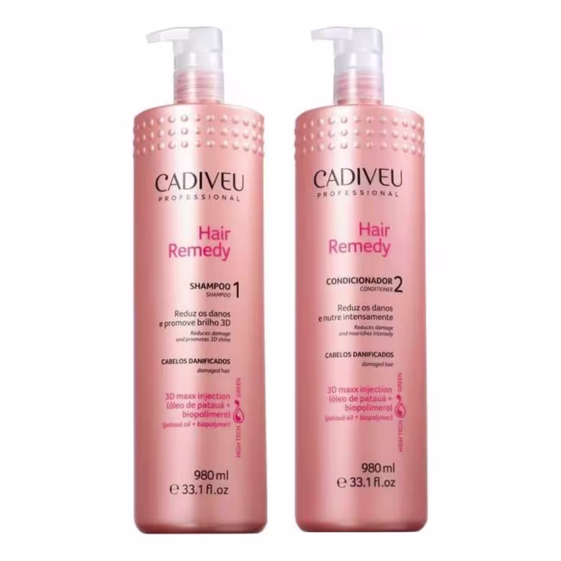 Kit Cadiveu Professional Hair Remedy Duo Ultra Salon (2 Produtos)