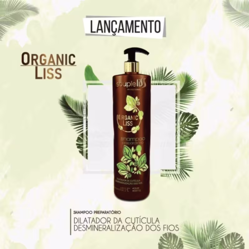 Soupleliss Professional Organic Liss - Shampoo 1L