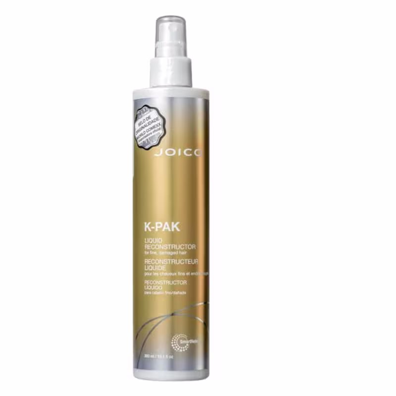 Kit Joico K-pak Reconstrução Full ( Shampoo 300ml + Condicionador 250ml + Hydrator 250ml + Líquido Reconstrutor 300ml ) - 4 Produtos
