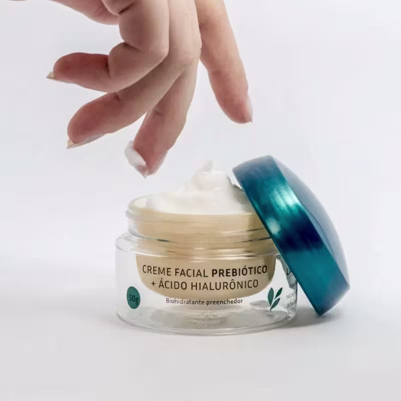 Creme Facial Prebiotico + Acido Hialuronico L'apiely 50g