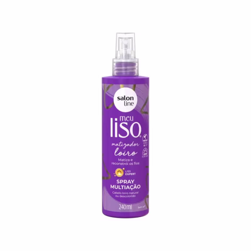 Spray Capilar Salon Line Multiação Matizador Meu Liso Loiro 240ml