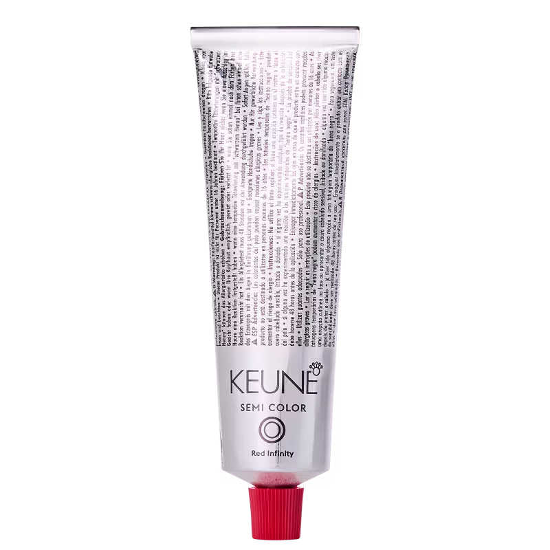 Keune Semi Color Red Infinity 5.56 RI Castanho Claro Mogno - Coloração Semipermanente 60ml