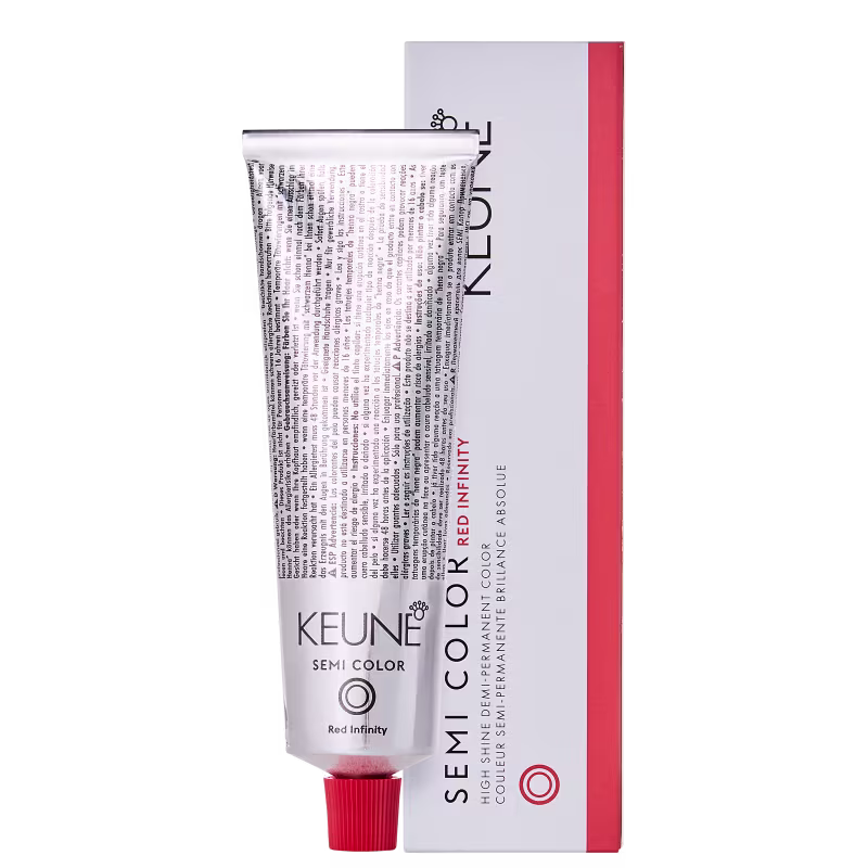 Keune Semi Color Red Infinity 5.56 RI Castanho Claro Mogno - Coloração Semipermanente 60ml