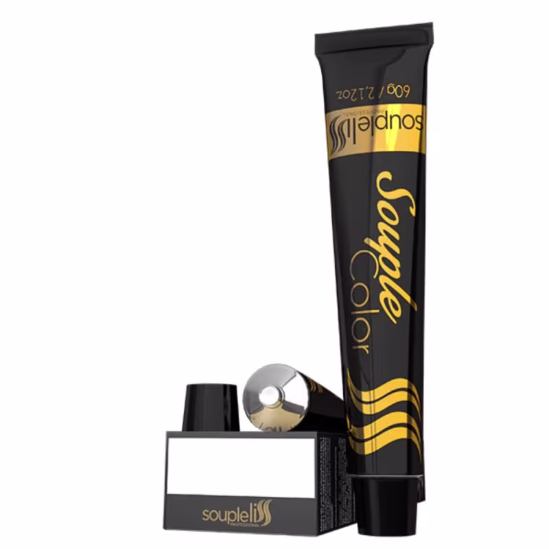 Coloração Tintura Para Cabelo 60g SoupleLiss 8.89 LOURO CLARO PÉROLA