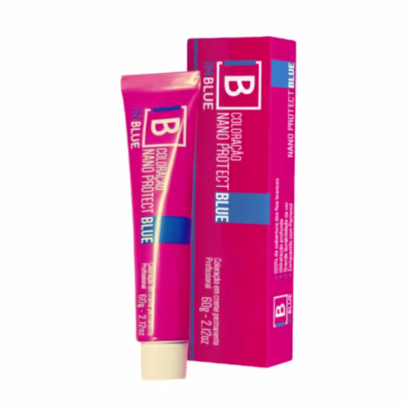 Coloração Permanente InBlue 60g Tinta para Cabelo 6-1