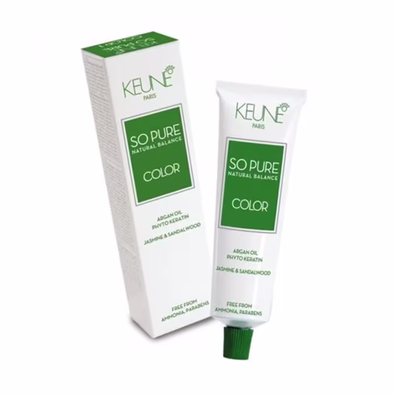 Keune So Pure Color 7.14 Louro Médio Caramelo - Coloração Permanente 60ml