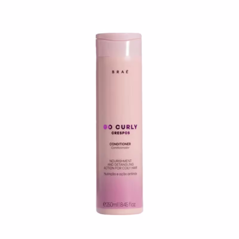Kit Braé Go Curly Crespos 4 Produtos Definição de Cachos
