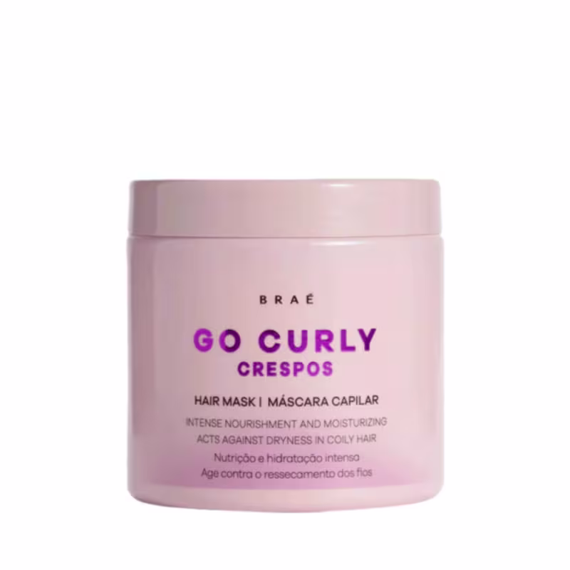 Kit Braé Go Curly Crespos 4 Produtos Definição de Cachos