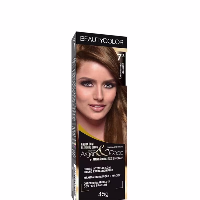 Beautycolor Coloração Creme 7.3 Louro Natural Dourado 45g