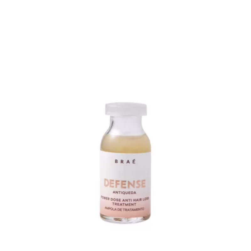 Caixa com 12 Ampolas de Tratamento Antiqueda Braé Defense 13ml