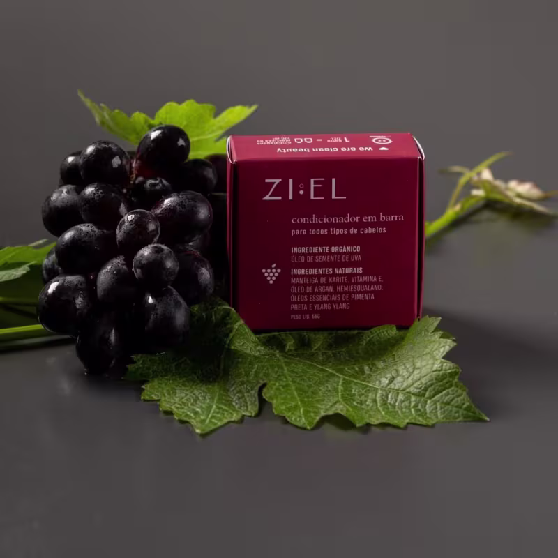 Ziel Natural Cosmetics Uva - Condicionador em Barra 55g