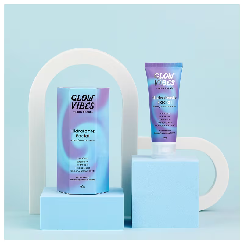 Glow Vibes Sensação de Bem-Estar - Hidratante Facial 40g