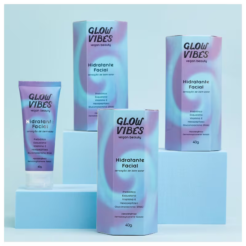 Glow Vibes Sensação de Bem-Estar - Hidratante Facial 40g