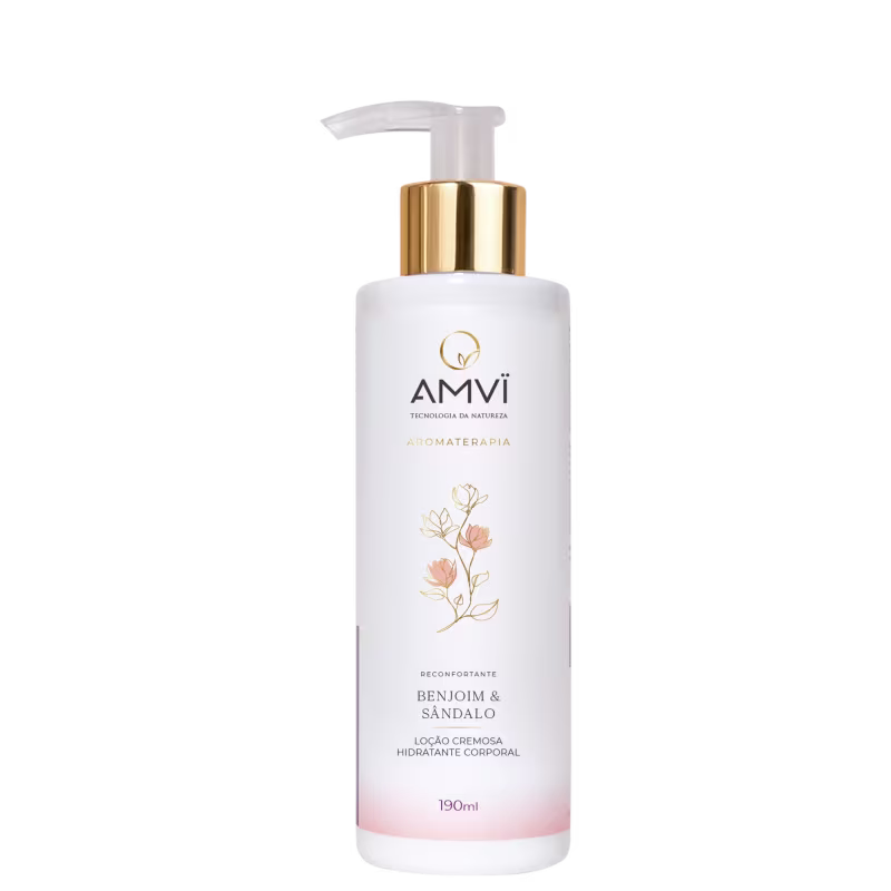Amvi Cosméticos Naturais Benjoim e Sândalo – Loção Hidratante Corporal 190ml
